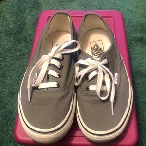 Vans Authentic Gray Size 5.5 Men - 7 Women - Lightly Worn